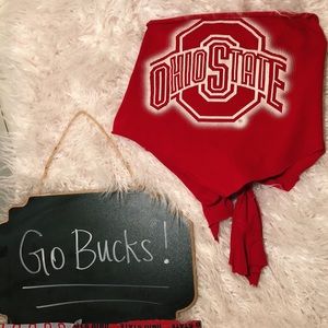 Ohio State Crop Top *custom made* ⭕️🙌🏽❕⭕️